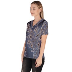 Women s V-Neck Scrub Top 