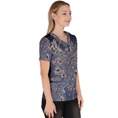 Women s V-Neck Scrub Top 