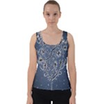 Nature Charm Drawing  Velvet Tank Top