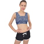 Nature Charm Drawing  V-Back Sports Bra