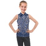 Nature Charm Drawing  Kids  Sleeveless Polo T-Shirt