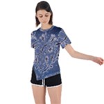 Nature Charm Drawing  Asymmetrical Short Sleeve Sports T-Shirt