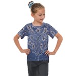 Nature Charm Drawing  Kids  Mesh Piece T-Shirt