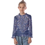 Nature Charm Drawing  Kids  Frill Detail T-Shirt