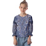 Nature Charm Drawing  Kids  Cuff Sleeve Top