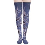 Nature Charm Drawing  Thigh High Stockings