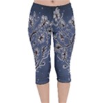 Nature Charm Drawing  Velvet Capri Leggings 