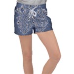 Nature Charm Drawing  Women s Velour Lounge Shorts