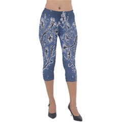 Lightweight Velour Capri Leggings  