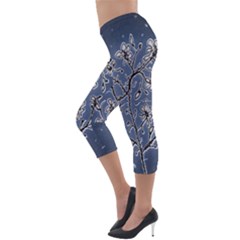 Lightweight Velour Capri Leggings  