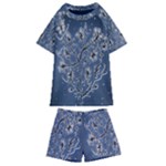 Nature Charm Drawing  Kids  Swim T-Shirt and Shorts Set