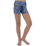 Nature Charm Drawing  Kids  Lightweight Velour Yoga Shorts