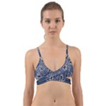 Nature Charm Drawing  Wrap Around Bikini Top