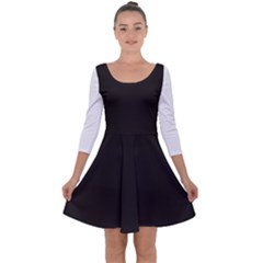 Quarter Sleeve Skater Dress 