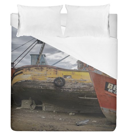 Maritime Memories, San Antonio Oeste, Rio Negro, Argentina Duvet Cover (Queen Size) from ArtsNow.com