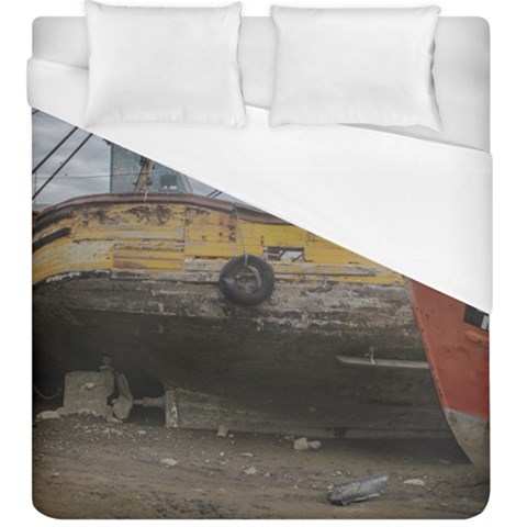 Maritime Memories, San Antonio Oeste, Rio Negro, Argentina Duvet Cover (King Size) from ArtsNow.com