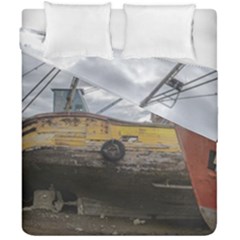 Maritime Memories, San Antonio Oeste, Rio Negro, Argentina Duvet Cover Double Side (California King Size) from ArtsNow.com