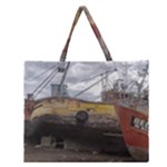 Maritime Memories, San Antonio Oeste, Rio Negro, Argentina Zipper Large Tote Bag