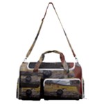 Maritime Memories, San Antonio Oeste, Rio Negro, Argentina Sports Gym Duffle Bag with Shoe Compartment