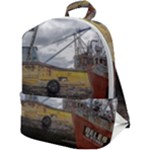 Maritime Memories, San Antonio Oeste, Rio Negro, Argentina Zip Up Backpack