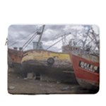 Maritime Memories, San Antonio Oeste, Rio Negro, Argentina 15  Vertical Laptop Sleeve Case With Pocket