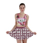 Bk Love In Pieces Print Pattern Design Mini Skirt