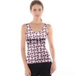 Bk Love In Pieces Print Pattern Design Women s Basic Tank Top