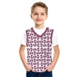 Bk Love In Pieces Print Pattern Design Kids  Basketball Tank Top