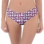 Bk Love In Pieces Print Pattern Design Reversible Classic Bikini Bottoms