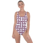 Bk Love In Pieces Print Pattern Design Bring Sexy Back Swimsuit