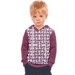 Bk Love In Pieces Print Pattern Design Kids  Overhead Hoodie