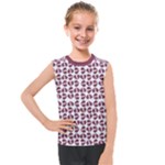 Bk Love In Pieces Print Pattern Design Kids  Mesh Tank Top