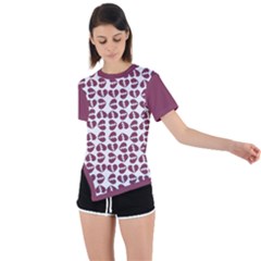 Asymmetrical Short Sleeve Sports T-Shirt 