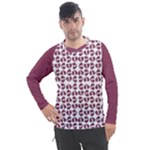 Bk Love In Pieces Print Pattern Design Men s Pique Long Sleeve T-Shirt