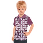 Bk Love In Pieces Print Pattern Design Kids  Polo T-Shirt