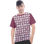 Bk Love In Pieces Print Pattern Design Men s Sport Top