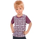 Bk Love In Pieces Print Pattern Design Kids  Sports T-Shirt