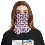 Bk Love In Pieces Print Pattern Design Face Covering Bandana (Two Sides)