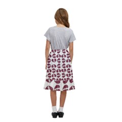 Kids  Ruffle Flared Wrap Midi Skirt 