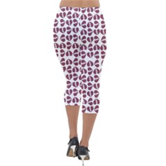 Lightweight Velour Capri Leggings  