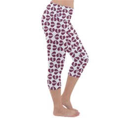 Lightweight Velour Capri Yoga Leggings 