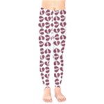 Love In Pieces Print Pattern Design Kids  Classic Winter Leggings