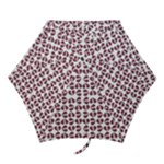 Love In Pieces Print Pattern Design Mini Folding Umbrellas