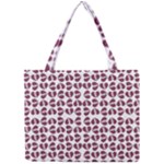 Love In Pieces Print Pattern Design Mini Tote Bag