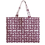 Love In Pieces Print Pattern Design Zipper Mini Tote Bag