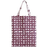 Love In Pieces Print Pattern Design Zipper Classic Tote Bag