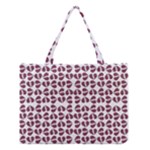 Love In Pieces Print Pattern Design Medium Tote Bag