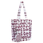 Love In Pieces Print Pattern Design Everyday Shoulder Bag with Pouch Bag