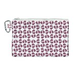 Love In Pieces Print Pattern Design Canvas Cosmetic Bag (Large)