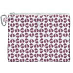 Love In Pieces Print Pattern Design Canvas Cosmetic Bag (XXL)